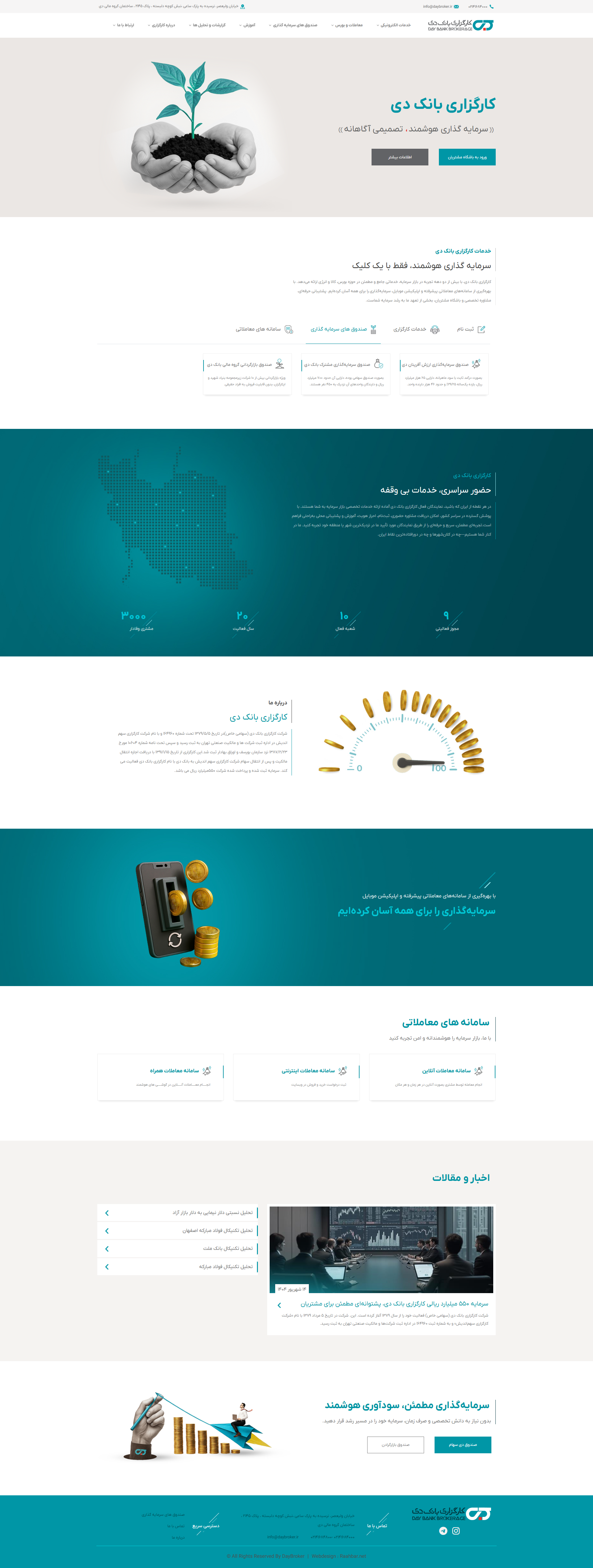 کارگزاری بانک دی